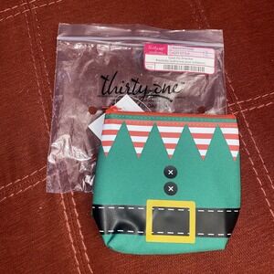 BRAND NEW Thirty One 31 Cool Zip Snackers Elf Suit Thermal Snack Bag